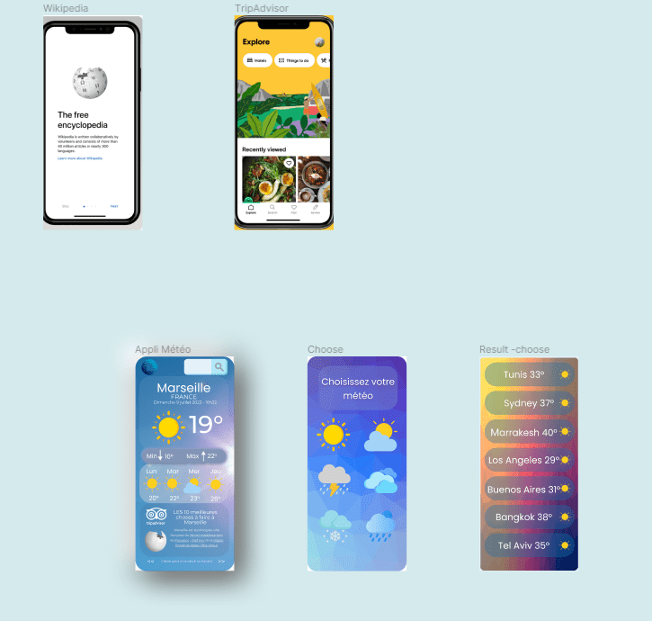 image 4 projet Weathe App